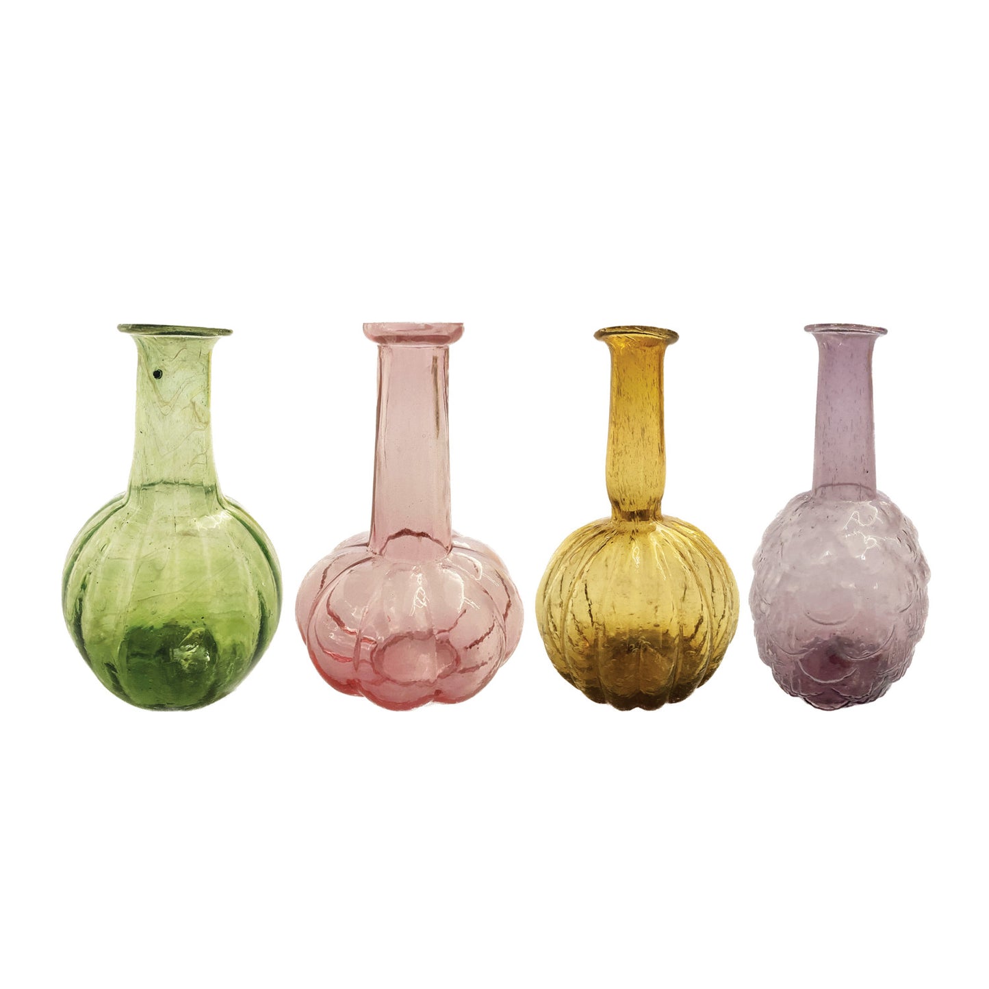 Glass Bud Vases S/4